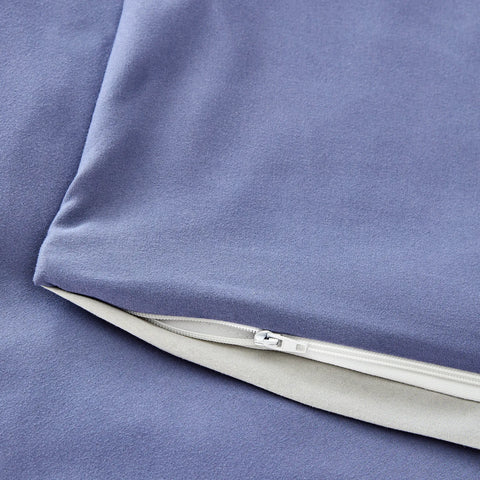 Parure de lit Karaca Home pour lit 2 personnes, bleu marine et gris clair (200 x 200 cm)
