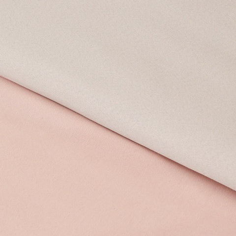 KH POWDER PINK & BEIGE DUVET COVER SET (