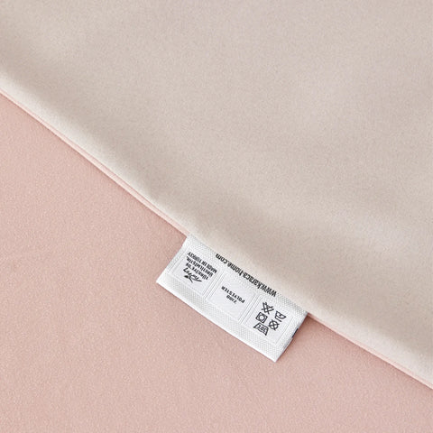 KH POWDER PINK & BEIGE DUVET COVER SET (