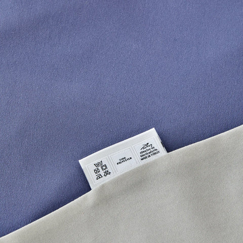 Parure de lit Karaca Home single, bleu marine et gris clair (135X200 cm)