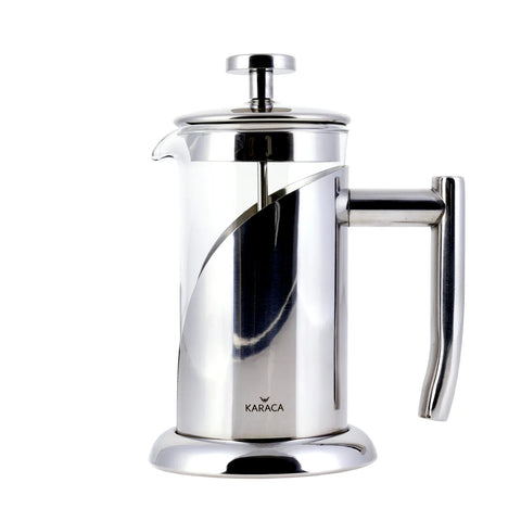 Cafetière à piston Karaca en verre borosilicate et acier inoxydable, 350 ml