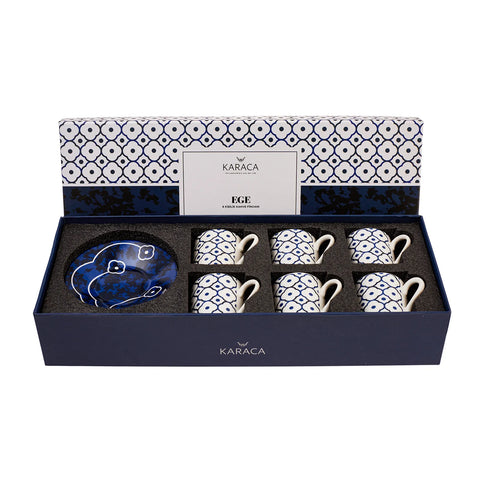 Service à café Karaca Ege pour 6 personnes, 80 ml