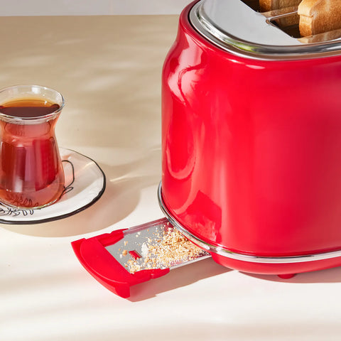 Grille-pain Karaca Retro, rouge