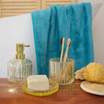 Ensemble d’accessoires de salle de bain Line, 3 pièces, couleur ambre