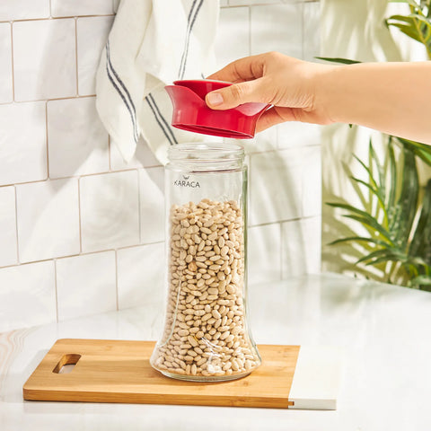 KARACA NORİ RED SAKLAMA KABI L, KIRMIZI