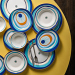 Service de table en porcelaine Karaca Eye Zone pour 6 personnes, 24 pièces