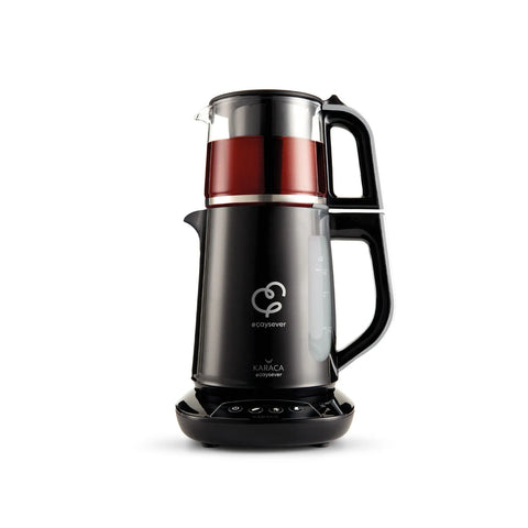 Théière bouilloire parlante Karaca Çaysever 1 700 W, chrome