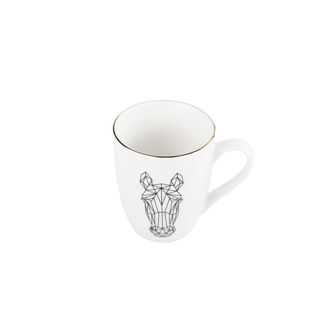 KARACA DRAFT HORSE 2 'Lİ MUG, BEYAZ