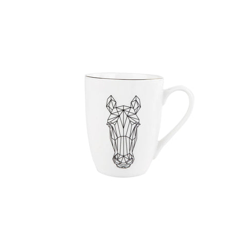 KARACA DRAFT HORSE 2 'Lİ MUG, BEYAZ