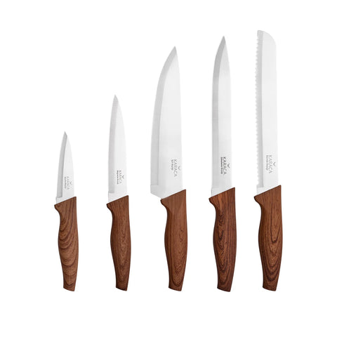 Ensemble de couteaux Karaca Woody Soft, 6 pièces 