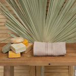 Serviette Karaca Home Daily Soft 100 % coton, 30 x 50 cm, beige