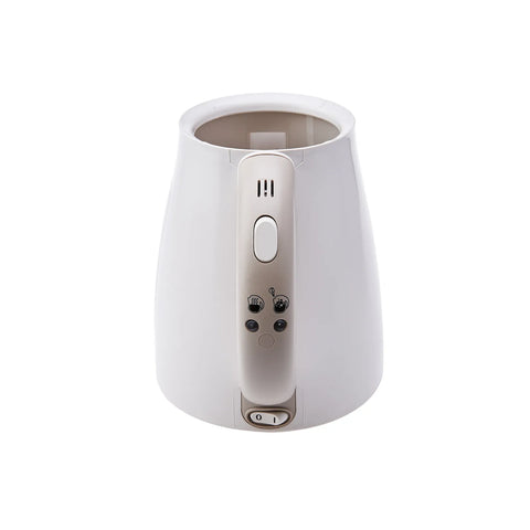 Théière Karaca Daystar 2 en 1 en acier, couleur latte