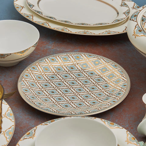 Service de table Karaca Fine Pearl Extra Dorothy pour 12 personnes, 62 pièces