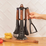 Ensemble d'ustensiles de cuisine Karaca Woody Soft, 7 pièces