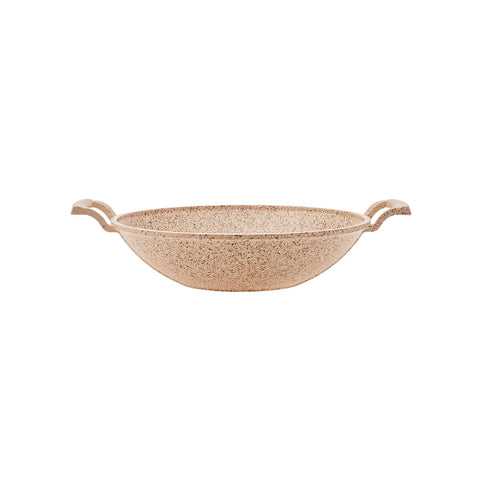 Poêle en tôle Karaca Wood Silber Bio Granite, 30 cm