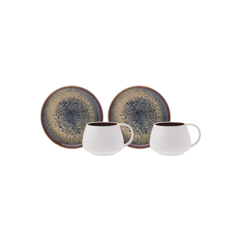 Coffret de tasses à thé Karaca New Galactic pour 2 personnes