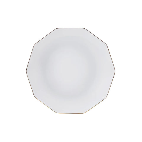 Service de table en porcelaine Karaca Linda pour 6 personnes, 18 pièces