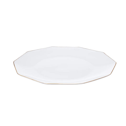 Service de table en porcelaine Karaca Linda pour 6 personnes, 18 pièces