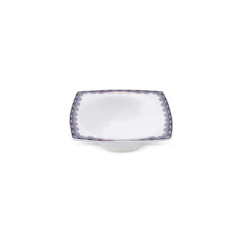 Service Petit Déjeuner Karaca Fine Pearl Banyan pour 6 personnes, 26 pièces carrées/rectangulaires