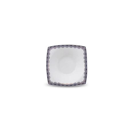 Service Petit Déjeuner Karaca Fine Pearl Banyan pour 6 personnes, 26 pièces carrées/rectangulaires