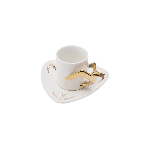 Coffret de tasses à café Karaca Ikon pour 2 personnes, 80 ml