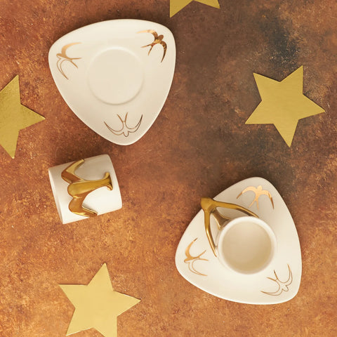 Coffret de tasses à café Karaca Ikon pour 2 personnes, 80 ml