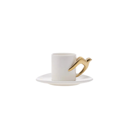 Coffret de tasses à café Karaca Ikon pour 2 personnes, 80 ml