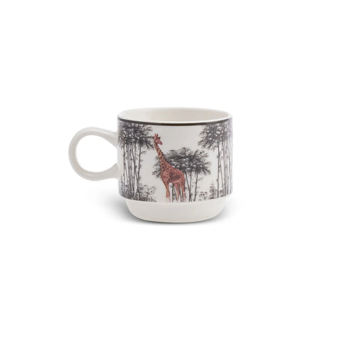 Coffret de tasses avec support Karaca Jungle 5 pièces