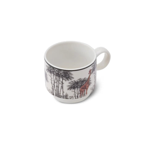 Coffret de tasses avec support Karaca Jungle 5 pièces