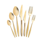 Ensemble de couverts Karaca Laurel Dual Gold pour 6 personnes