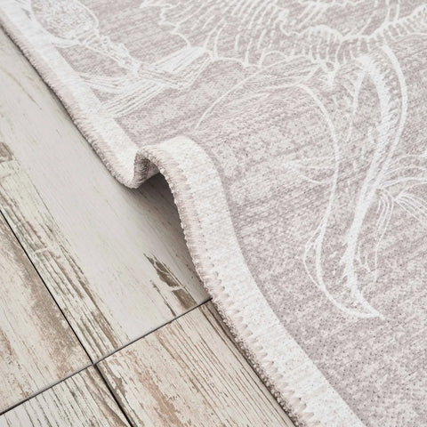 Tapis Kaşmir Halı Décoratif Art Trend Floral Double Face, 120x180 cm