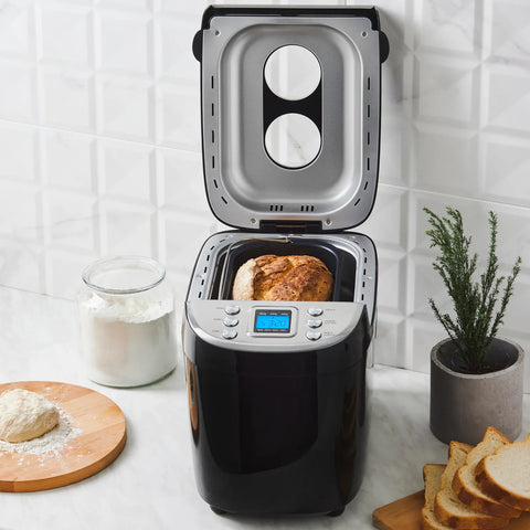 Karaca BakeXL – Machine à Pétrir, Machine à Confiture, Yaourtière, Machine à Pain Inox, 1500 g, Livre de Recettes avec 45 Recettes