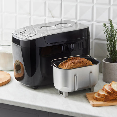 Karaca BakeXL – Machine à Pétrir, Machine à Confiture, Yaourtière, Machine à Pain Inox, 1500 g, Livre de Recettes avec 45 Recettes