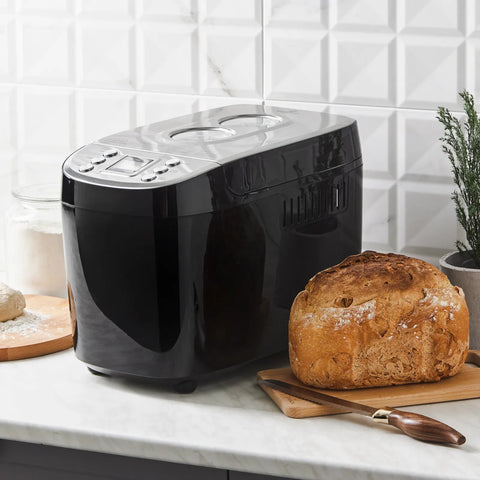 Karaca BakeXL – Machine à Pétrir, Machine à Confiture, Yaourtière, Machine à Pain Inox, 1500 g, Livre de Recettes avec 45 Recettes