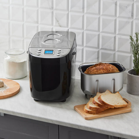 Karaca BakeXL – Machine à Pétrir, Machine à Confiture, Yaourtière, Machine à Pain Inox, 1500 g, Livre de Recettes avec 45 Recettes