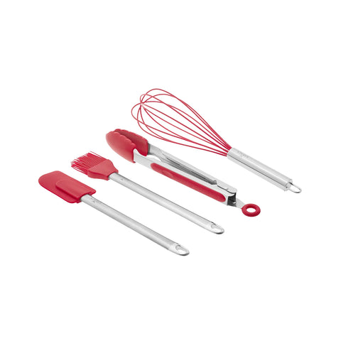 Ustensiles de service pour gâteaux Karaca Cake 10 pièces, rouge
