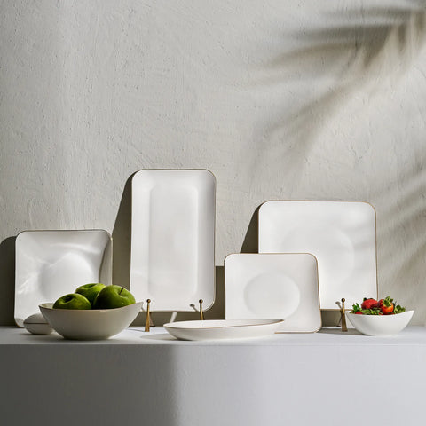Service de table Karaca Elinor pour 6 personnes, 30 pièces, doré 