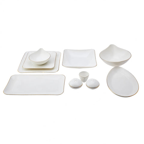 Service de table Karaca Elinor pour 6 personnes, 30 pièces, doré 