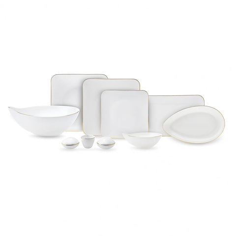 Service de table Karaca Elinor pour 6 personnes, 30 pièces, doré 