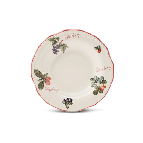 Assiette creuse Karaca cerise, 24 cm