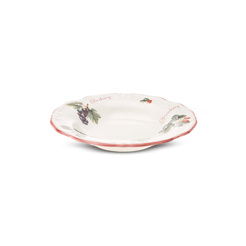 Assiette creuse Karaca cerise, 24 cm