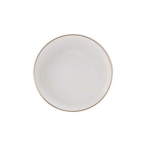 Karaca Red Carpet Collection Service de table Streamline Sunset pour 12 personnes, 59 pièces, New Generation Bone, or 