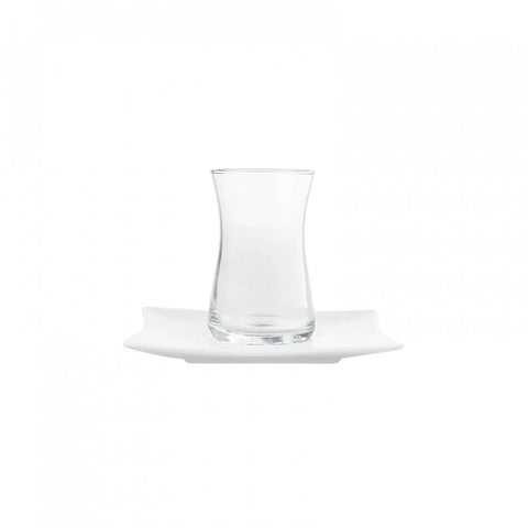 Service Petit Déjeuner Karaca New Perfect White pour 6 personnes, 26 pièces carrées/rectangulaires