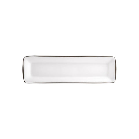 Service Petit Déjeuner Karaca Fine Pearl Agate pour 6 personnes, 26 pièces carrées/rectangulaires, platine