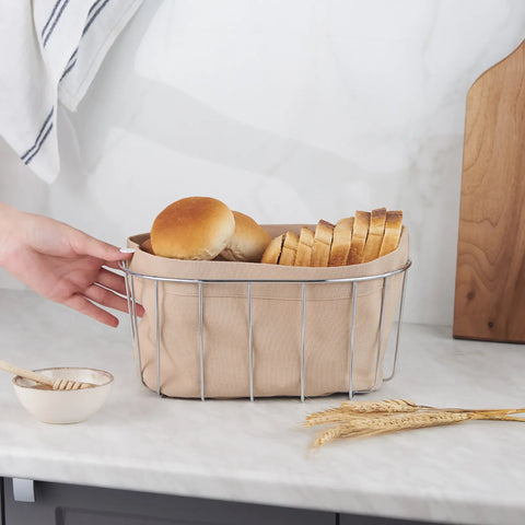 KARACA HESTIA EKMEK SEPETİ - ORTA B, BEJ