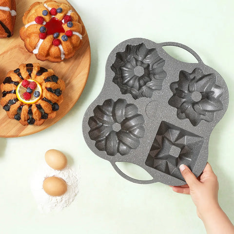 KARACA CAKE PRO 4’LÜ DÖKÜM KEK, ANTRASİT