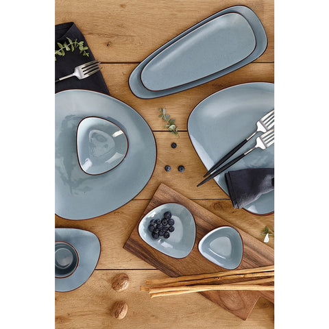 Service Petit Déjeuner Karaca Lagoon en porcelaine pour 6 personnes, 32 pièces