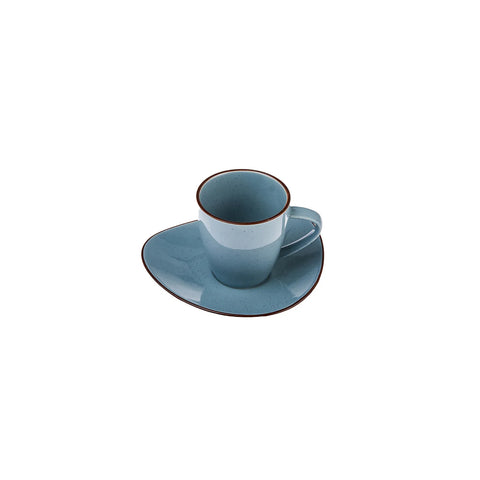 Service Petit Déjeuner Karaca Lagoon en porcelaine pour 6 personnes, 32 pièces