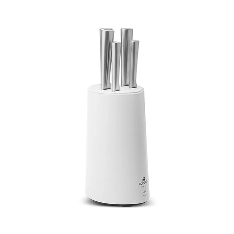 Karaca Meister Set de Couteaux avec Support Stérilisateur Blanc
