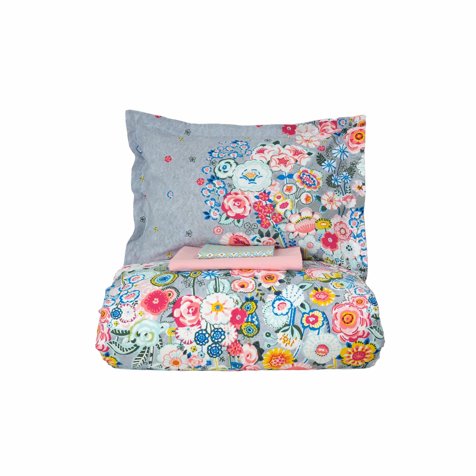 Parure De Lit Double Dalila 100% Coton - Karaca Home - Couleur Rose